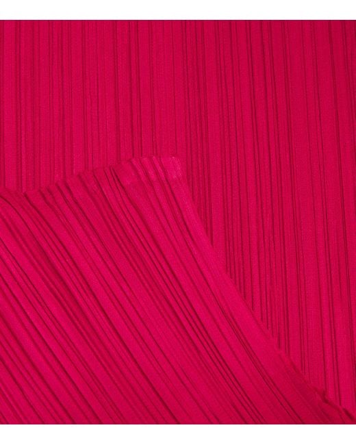 Pleats Please Issey Miyake Purple New Colorful Basics Tank Top