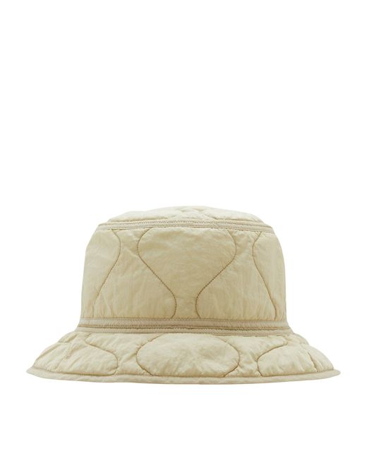 Burberry Natural Ekd Quilted Bucket Hat for men