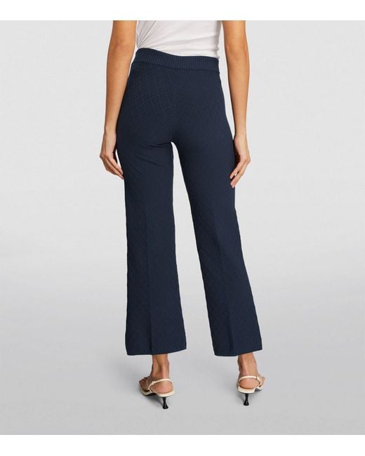 High Sport Blue Stretch-cotton Harry Trousers