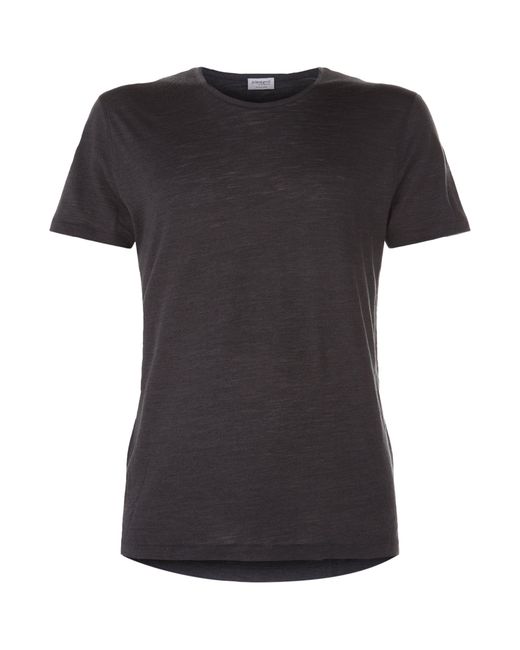 Zimmerli of Switzerland Black Thermal T-Shirt for men
