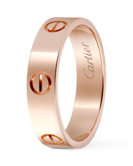 Cartier Brown Rose Gold Love Ring