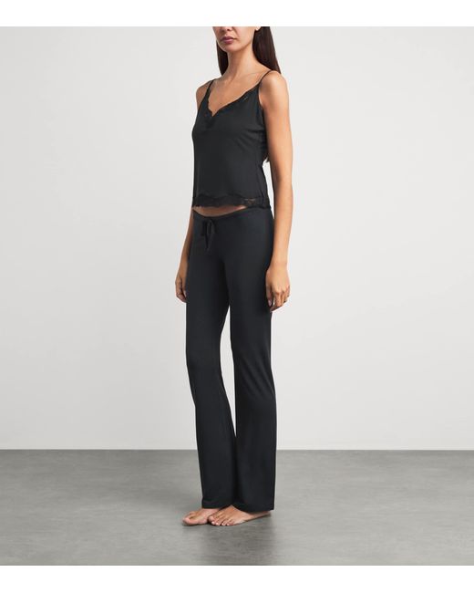 Skims Black Sleep Cami Pyjama Set