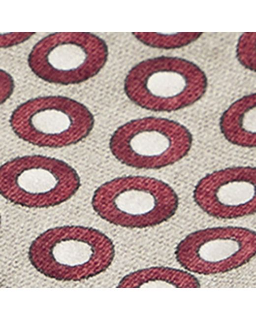 Brunello Cucinelli Pink Silk Polka-Dot Pocket Square for men