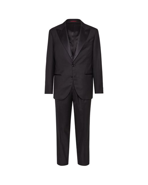 Brunello Cucinelli Black Wool-silk 2-piece Tuxedo for men