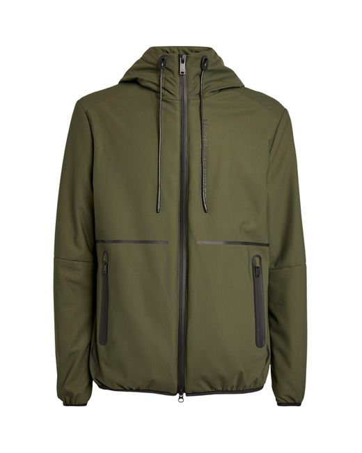 Moose Knuckles Synthetic Logo-detail Jacket in Green for Men | Lyst