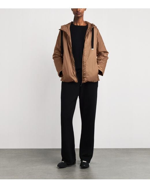 Max Mara Brown Water-Repellent Padded Jacket