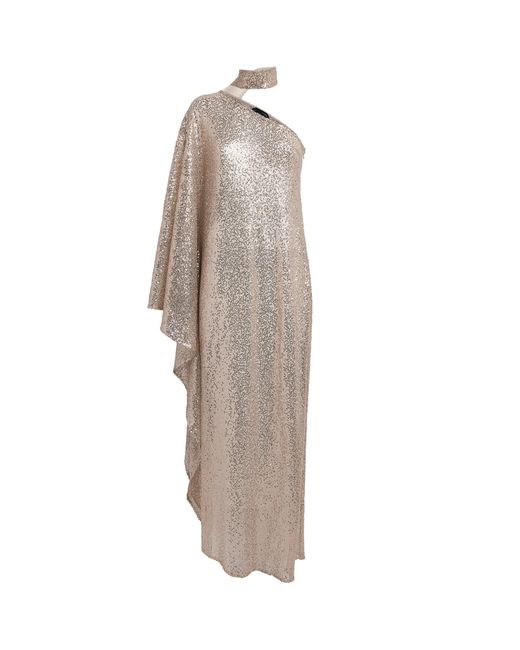Taller Marmo Metallic Sequin Ubud Disco Maxi Dress