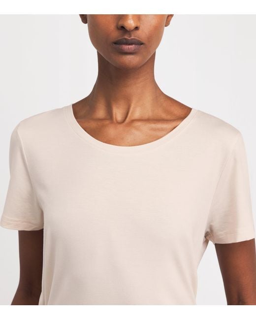 Derek Rose Natural Micro Modal Lara Pyjama Top