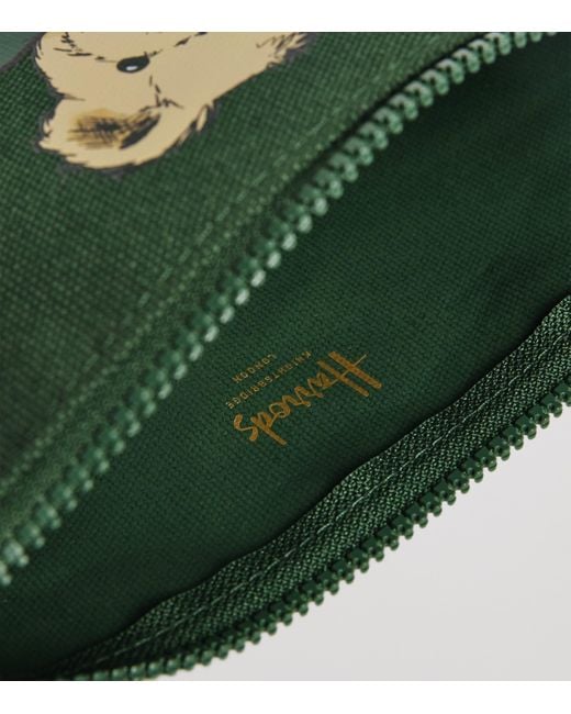 Harrods Green Henry Bear Pouch for men