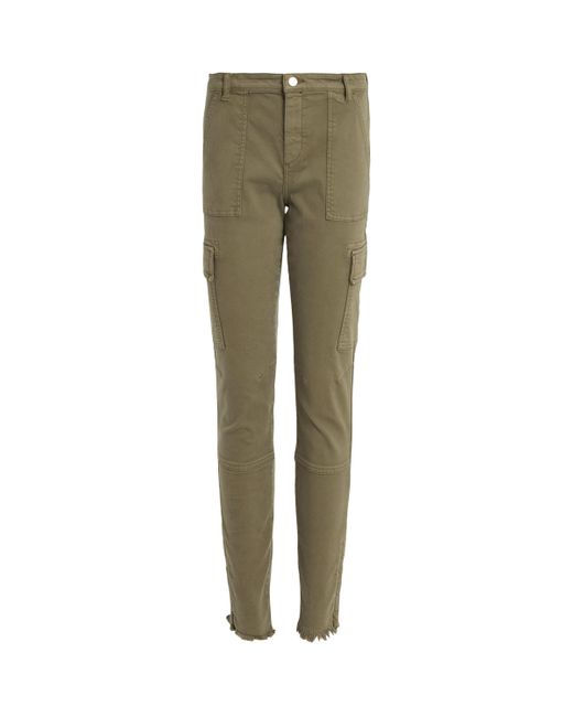 AllSaints Green Duran Skinny Cargo Trousers