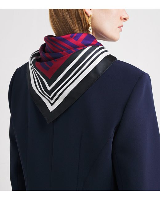 Joseph Red Silk Chilie Scarf