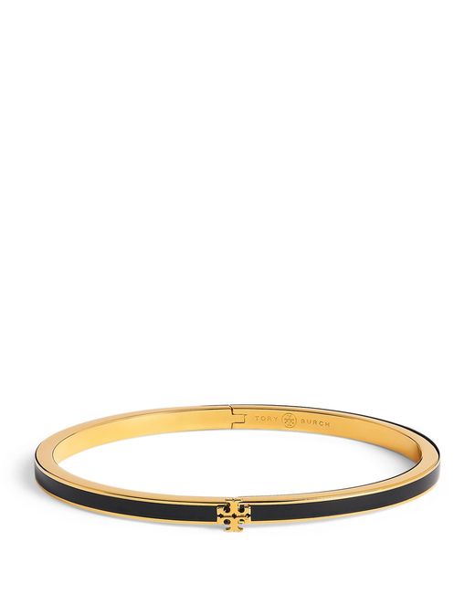 Tory Burch Natural Plated Enamel Thin Icon Bangle