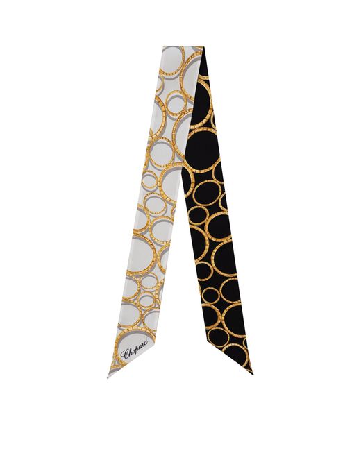 Chopard Multicolor Organic Silk Printed Scarf