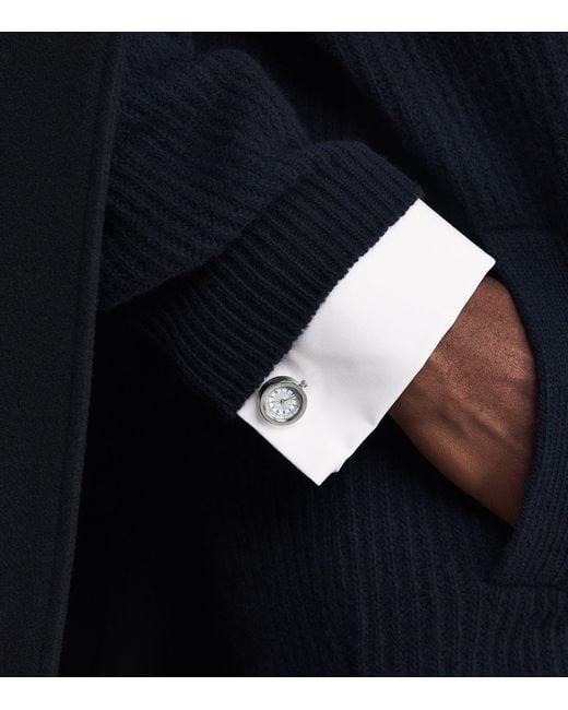Tateossian Gray Big Ben Watch Cufflinks for men