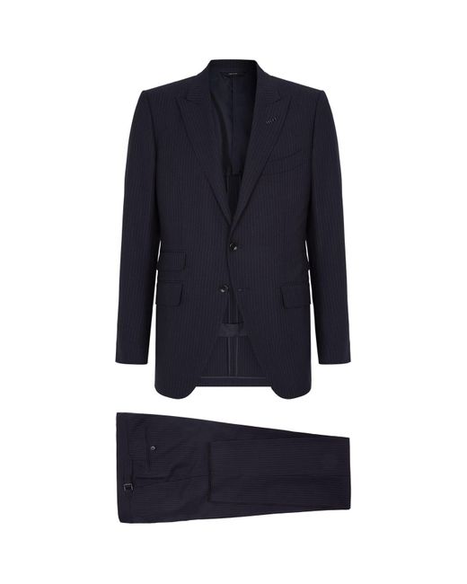 Tom Ford Blue Pinstripe Suit for men