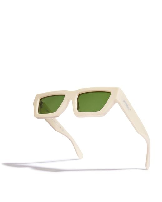 Off-White c/o Virgil Abloh Green Manchester Sunglasses for men
