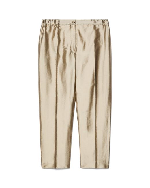 Marina Rinaldi Natural Silk Tailored Trousers