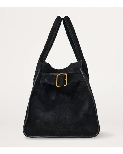 THE ROW SOFT MARGAUX 10 スエードトップハンドルバッグ