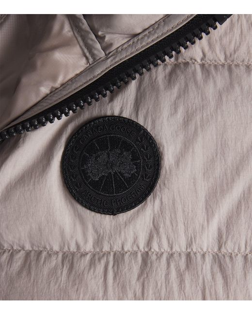 Canada Goose Gray Down Enduraluxe Packable Crofton Gilet for men