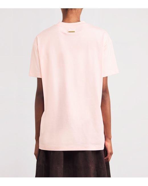 Barbour Pink X Farm Rio Cotton Maria Clara T-Shirt