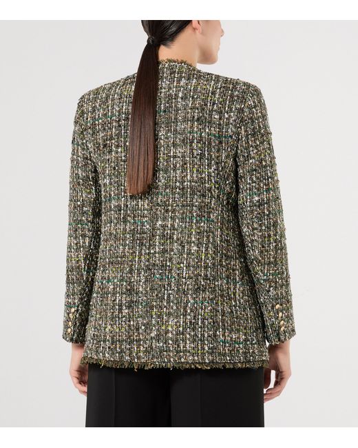 Marina Rinaldi Green Tweed Jacket