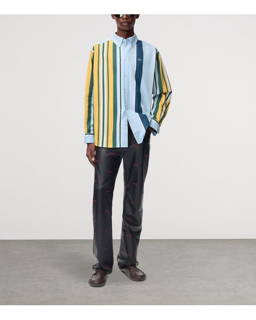 Loewe Blue Stripe Print Shirt for men