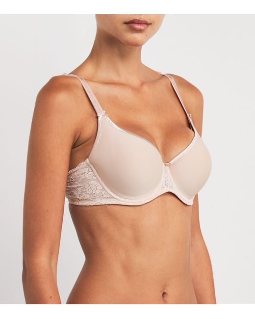 Aubade Natural Lace-Trim Rosessence T-Shirt Bra