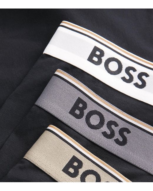 Boss Black Cotton-Stretch Power Trunks for men