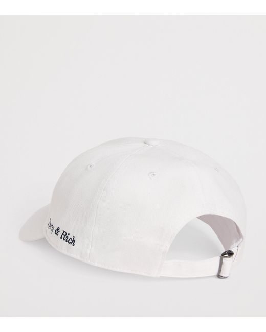Sporty & Rich White Eden Crest Baseball Cap