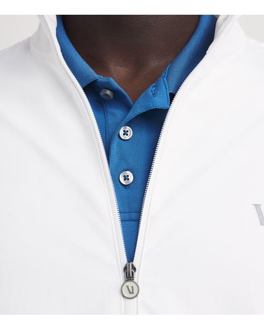 vuori Blue Embroidered Gamepoint 2.0 Polo Shirt for men