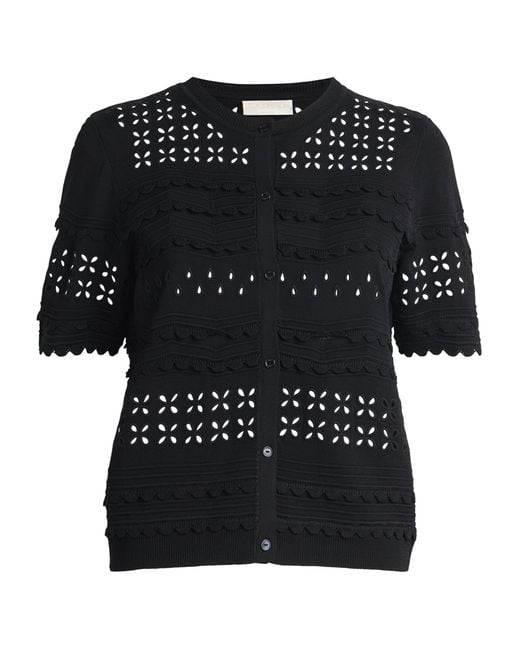 Ulla Johnson Black Embroidered Abriana Cardigan