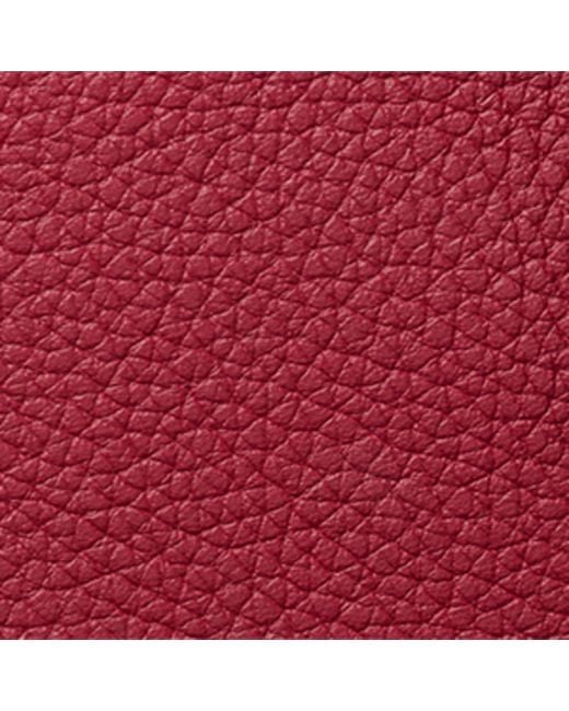 Cartier Red Calf Leather Trinity Card Holder