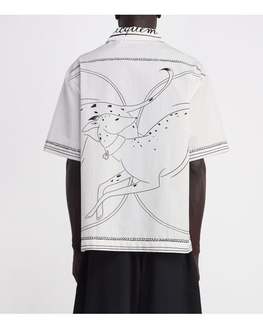 Jacquemus White Shirt With Print for men