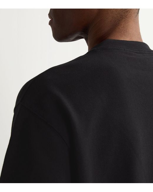 MAAP Black Organic Cotton Essentials Sweatshirt for men