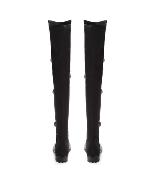 Kurt Geiger Black Leather Shoreditch Over-the-knee Boots