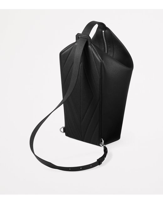 Cartier Black Leather Losange Cross-Body Bag