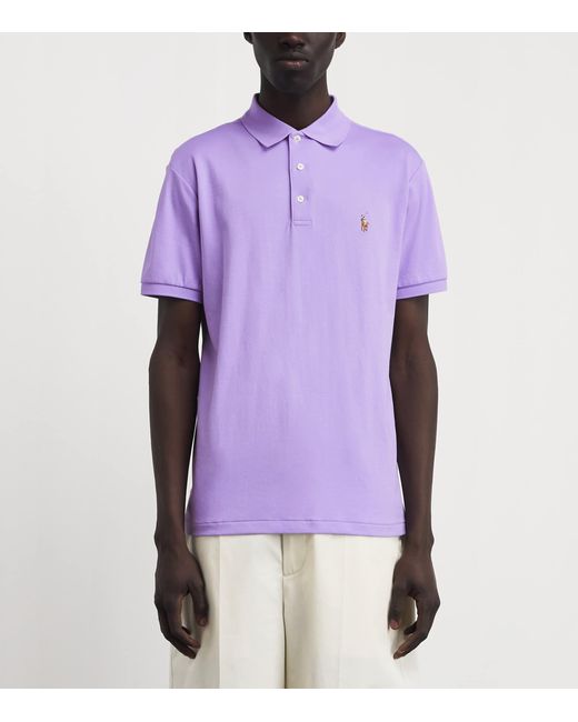 Polo Ralph Lauren Purple Cotton Slim-Fit Polo Shirt for men