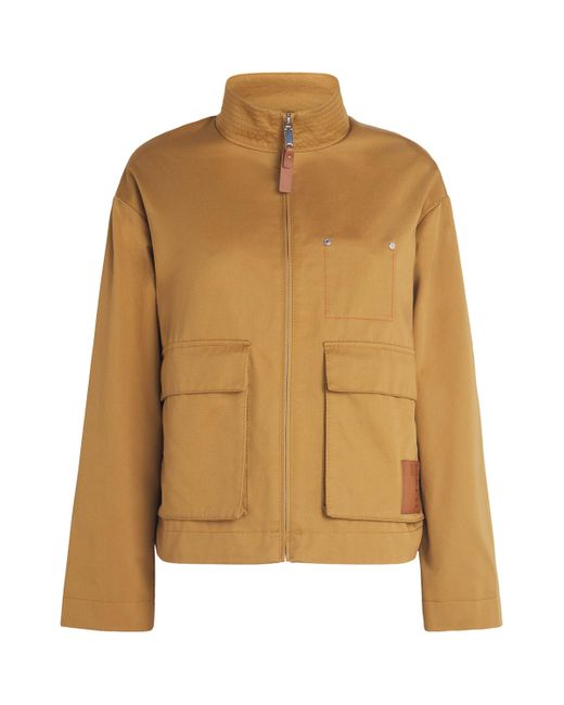 MAX&Co. Brown Cotton Gabardine Jacket