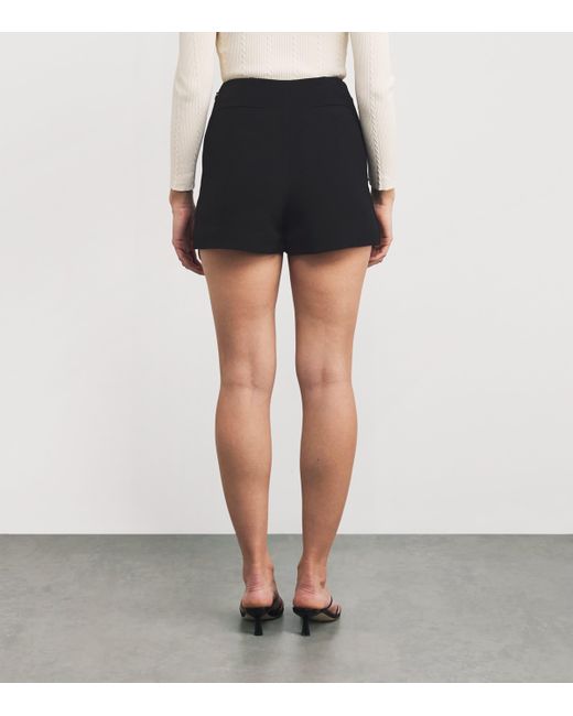Claudie Pierlot Black Button-Detail Mini Skort