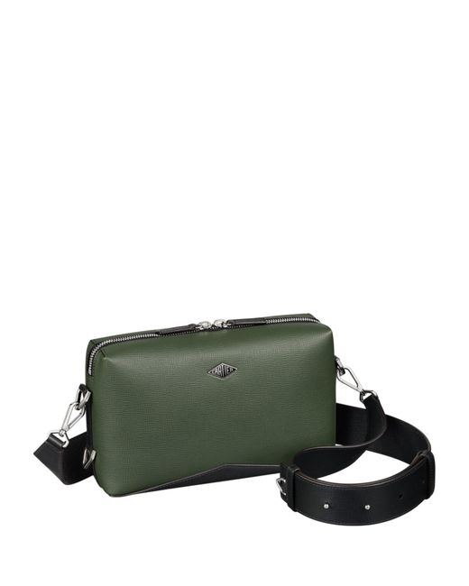 Cartier Green Leather Losange Cross-body Bag for men