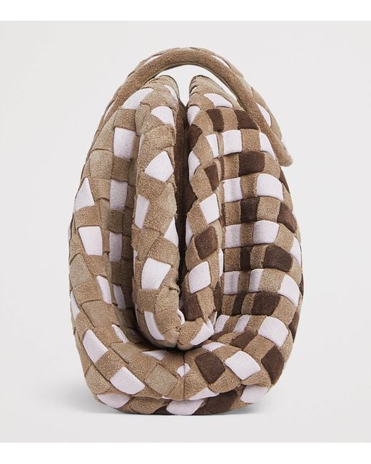 Bottega Veneta Brown Small Suede Lauren 1980 Clutch Bag