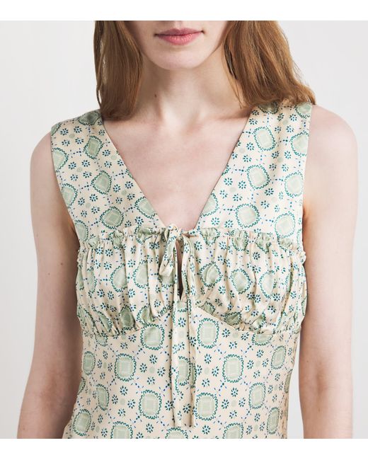 Claudie Pierlot White Printed Maxi Dress