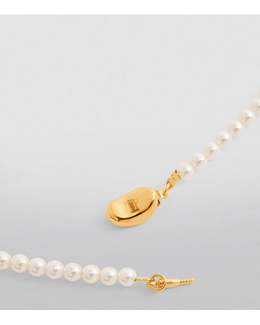 Timeless Pearly Metallic Pearl Shell Necklace