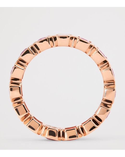 SHAY Pink Diamond And Sapphire Eternity Ring