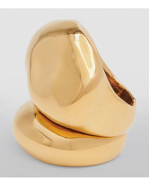 Alexander McQueen Natural Stacked Ring
