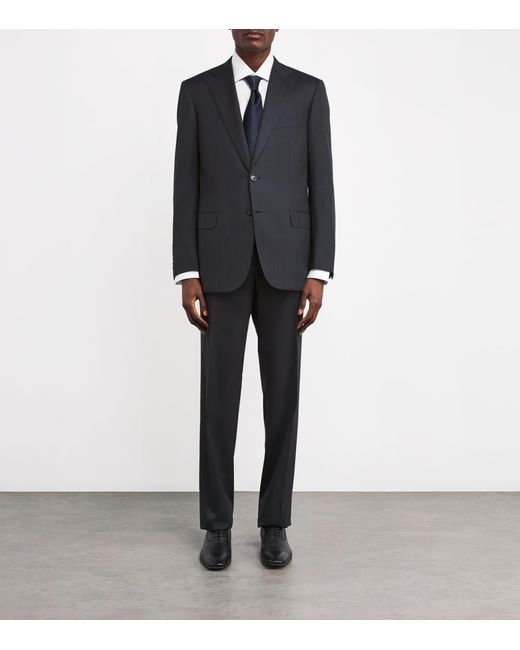Brioni Black Virgin Wool 2-Piece Suit for men