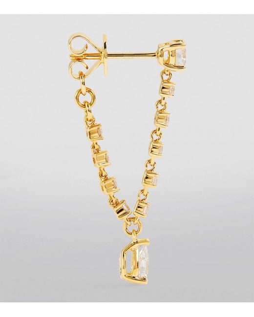 Anita Ko Metallic And Diamond Olivia Single Earring