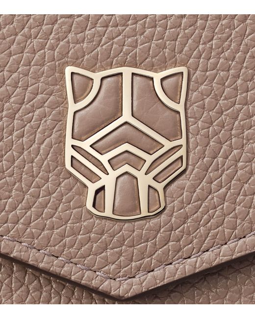 Cartier Natural Mini Leather Panthère Graphique Wallet
