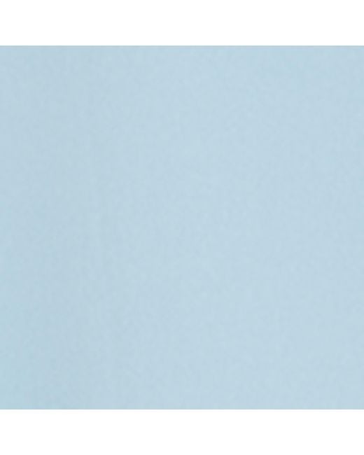 Valentino Blue Silk Pussybow Blouse