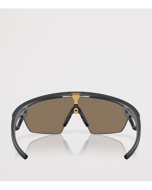 Oakley Yellow Sphaera Shield Sunglasses